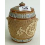 Doultion Lambeth Stoneware lidded pot: h