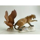 Beswick Puma on Rock 1702: together with