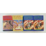 A collection of Harry Potter first editi