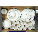 A mixed collection of tea ware to include: Royal Doulton Tapestry & Westwood patterned coffee ware