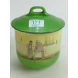 Royal Doulton Series Ware Biscuit Barrel: un-usual McVitie & Price Edinburgh & London Back stamp