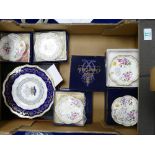 Collection of Royal Crown Derby limited edition wedding & commemorative trays, Commissioned by