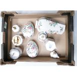 A mixed collection of Aynsley items to include: Cottage Garden & Pembroke patterned vases and