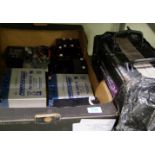 A quantity of various batteries: to include Panasonic, Yuasa REC10/12 and NX model ANP1005 etc.