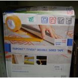 A quantity of Dupont TYVEK double sided tape (12).