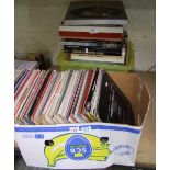 A large quantity of easy listening records: ( 2 boxes)