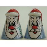 Lorna Bailey Novelty Condiment Pots: with Santa theme (2)