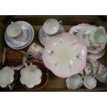 Mixed collection of ceramics to include: Shelley Wild Flowers part tea set, Shelley Columbia cup and