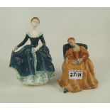 2 Royal Doulton figures (both seconds): Romance HN2430 andJanine HN2461