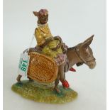 Beswick Susie Jamaica: Beswick figure of lady on donkey model 1347.