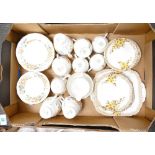 A mixed collection of tea ware to include: Duchess Country Side & Melba floral decorated part tea