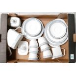 Royal Doulton Etude Patterned Tea Set: including teapot 22 piece