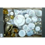 A mixed collection of items to include: Art Deco Simpson branded part coffee set, together with