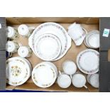 A mixed collection of tea ware to include: Royal Kent & Paragon Belinda patterned part sets