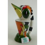 Lorna Bailey Novelty Teapot: Woodpecker Theme, height 18cm