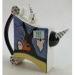 Lorna Bailey Novelty Teapot: Spooky Graveyard Design, height 21.5cm