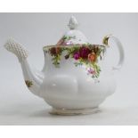 Royal Albert Old Country Rose Tea Pot: