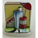 Lorna Bailey Novelty Limited edition Book End: Deco House, height 13cm with cert