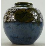 Royal Doulton signed Stoneware Art Vase: Signed FJ believed to be Florrie Jones 14cm high.