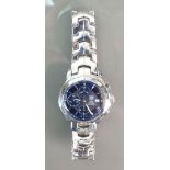 Tag Heuer Link Automatic: cHRONOGRAPH WITH DATE AUTOMATIC, BLUE DIAL,