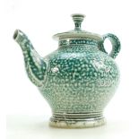Steve Harrison designed Salt Glaze Stoneware small Teapot: Dated 2001,
