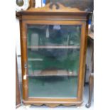 Victorian Mahogany glazed door Corner Cabinet: