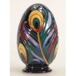 Moorcroft Emery Down Egg: In original box, designed by Rachel Bishop.