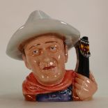 Royal Doulton large character jug John Wayne D7269: Jug of the year 2007, boxed.