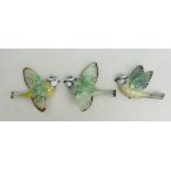 Beswick Blue Tit wall plaques: Model numbers 707,