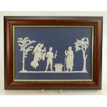 Wedgwood blue Jasper Basalt plaque: Issued in limited edition of 2000 to commemorate the 2000