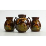 Royal Doulton Kingsware miniature Vases: In the Musketeer series.