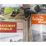 A large collection of Railway theme Magazines to include: Railway World 1950 -1970 and Railway