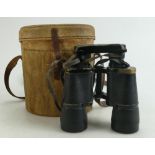 WWII Era unbranded Binoculars: Possibly Italian,
