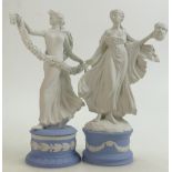 Wedgwood Jasperware figures from The Dancing Hours Collection: By Ivy Garland,