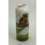 Moorcroft Whitby Abbey Vase: Limited edition 39/50 and signed by designer Kerry Goodwin.