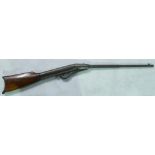 Gem Type .177 early 20th century Air Rifle: Condition Report: Mechanism works.