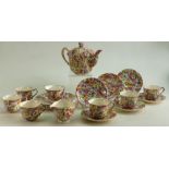 James Kent Chintz Du Barry Fenton Pottery items to include: 19 piece part tea set.