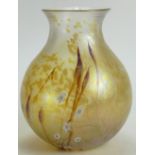 Orka glass Vase: Etched Umbria to the base. Boxed.
