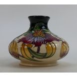 Moorcroft Anna Lily Vase: Designed by Nicola Slaney. Height 13cm, firsts in quality.