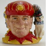 Royal Doulton large double sided character jug Punch & Judy D6946: Limited edition with certificate.