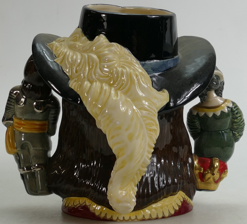 Royal Doulton large two handled character jug King Charles I D6917: Limited edition with - Image 3 of 3