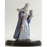 Lladro large figure Father Time: Fourth in the Inspiration Millennium series,