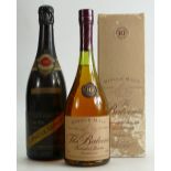 Vintage Champagne and Whisky: A bottle of Ernest Irroy special reserve and The Balvennie single