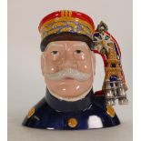 Royal Doulton large character jug Marshal Joffre D7227: Limited edition from the First Word War