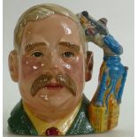 Royal Doulton large character jug H.G.Wells D7095: Limited edition with certificate.