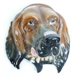 Beswick large dog face Wall Mask: Beswick model 668.