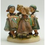 Goebel Hummel figure group Ring Around the Rosie: Impressed no 348, height 19cm in box.