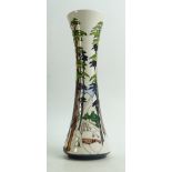 Moorcroft Alpine Retreat Vase: Number 124 of a special edition and signed by designer Paul Hilditch.