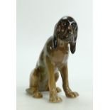 Royal Doulton Flambe early model of a seated Hound dog: Reference HN176 height 15cm.