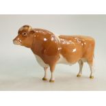 Beswick rare model of a Guernsey Bull: Champions Sabrina Richmond 14th modelled differently with